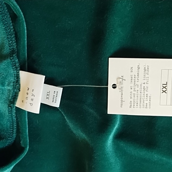 NWT A New Day Rushed Velvet Mini Dress - Picture 4 of 4